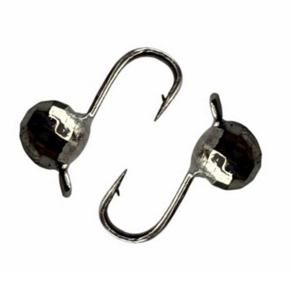Мормышка вольфрамовая - Шар Гранёный - Прибалтика - Чёрный никель - 10 шт/уп