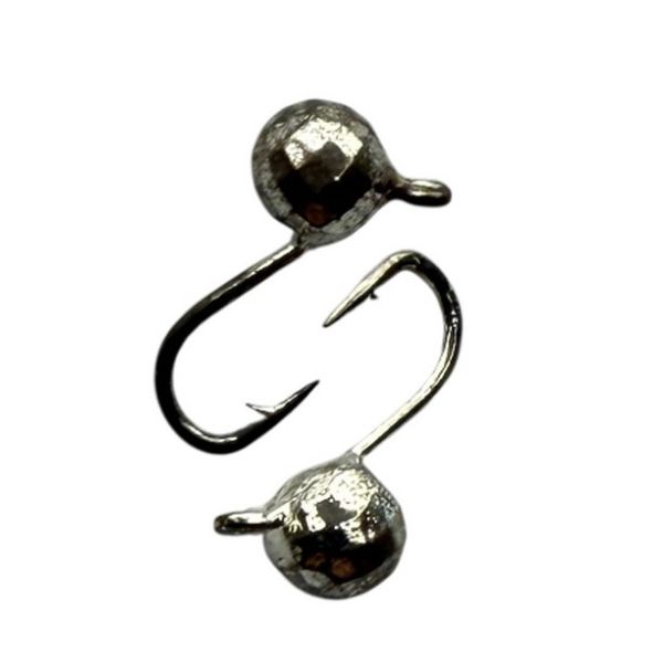 Мормишка вольфрамова - Куля Гранена - Прибалтика - Срібло - 10 шт/уп