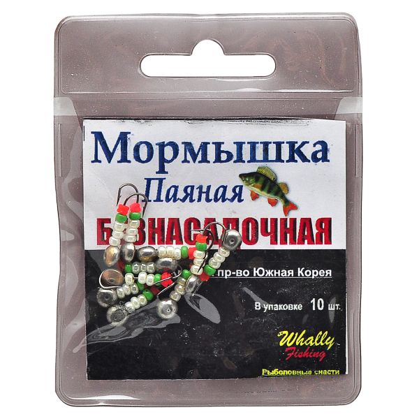 Мормишка Whally Fishing - 0.3 г - Безнасадкова - Паяна - Біла