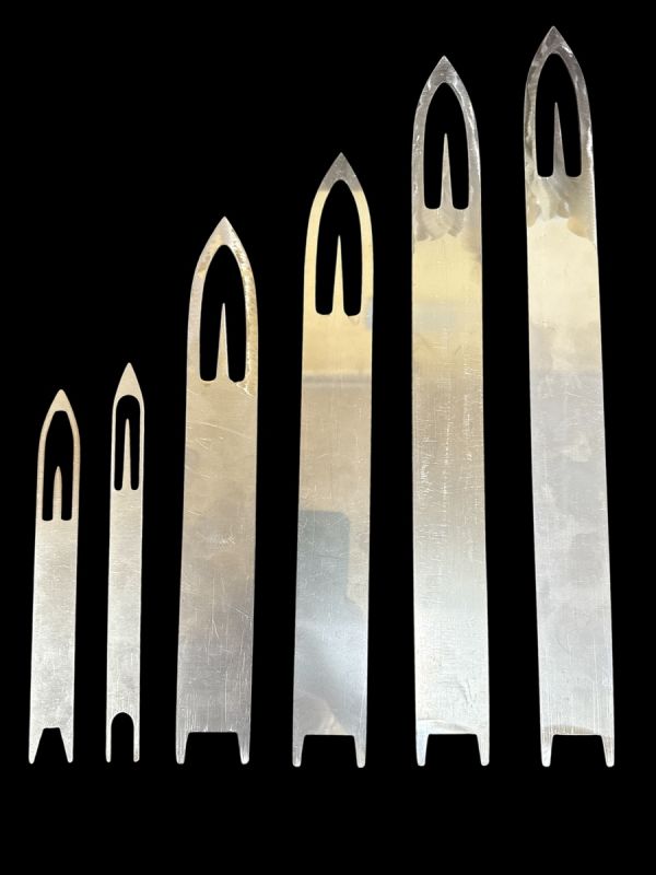 Набор челноков 6 шт. - Нержавеющая сталь - Украина