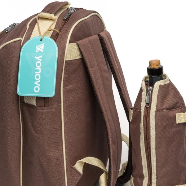 Набор для пикника Ranger YONOVO (Арт. RA 9956) - Коричневый - На 4 персоны