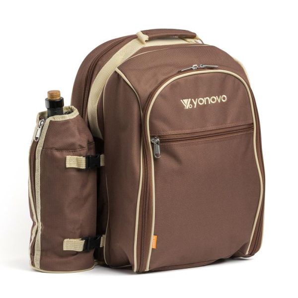 Набор для пикника Ranger YONOVO (Арт. RA 9956) - Коричневый - На 4 персоны