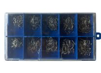 Набор крючков - Размеры 3-12 - 500 шт/уп - Белый