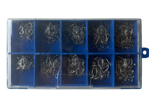 Набір гачків - Розміри 3-12 - 500 шт/уп - Білий