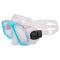 Комплект Dolvor: Маска для плавання M4204P + Трубка SN07P - Синій (Clear Aqua Blue)