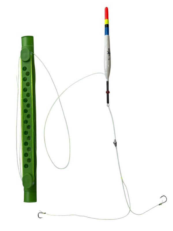 Набір оснащений поплавцевий Козак (поплавець, ліска, грузило, гачок) - R2601