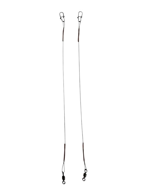 Набор поводков "Steel Hunter" Steinless steel - 20 см - Сталь - 50 шт/уп