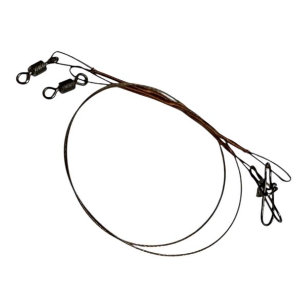 Набор поводков "Steel Hunter" Steinless steel - 20 см - Сталь - 50 шт/уп