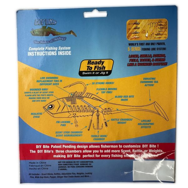 Набор силиконовых рыбок Diy Bite (Multi Bait) - Оригинал