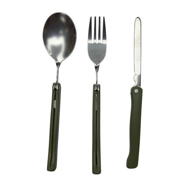 Набір туристичний Traveler K603 - 3 в 1 (ложка, виделка, нож)