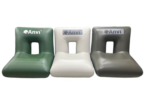 Надувне крісло для човна Anvi - Мале - Балон Ø22 см - ПВХ - Зелений