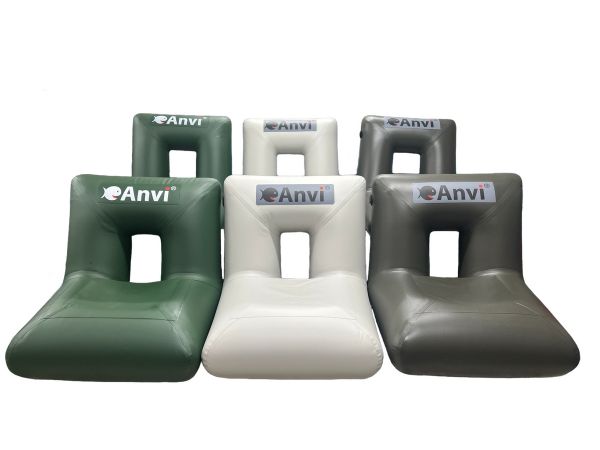 Надувне крісло для човна Anvi - Мале - Балон Ø22 см - ПВХ - Зелений