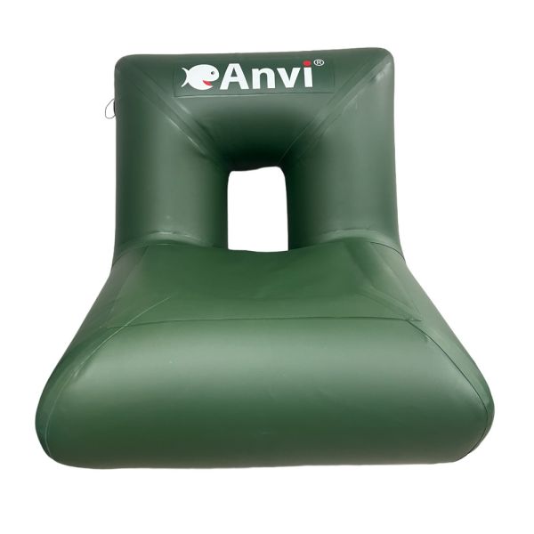 Надувное кресло для лодки Anvi - Большое - Баллон Ø27 см - ПВХ - Зелёный