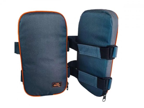 Наколінники зимові ПрофМонтаж на змійці - 33х19х3 см - Сірі