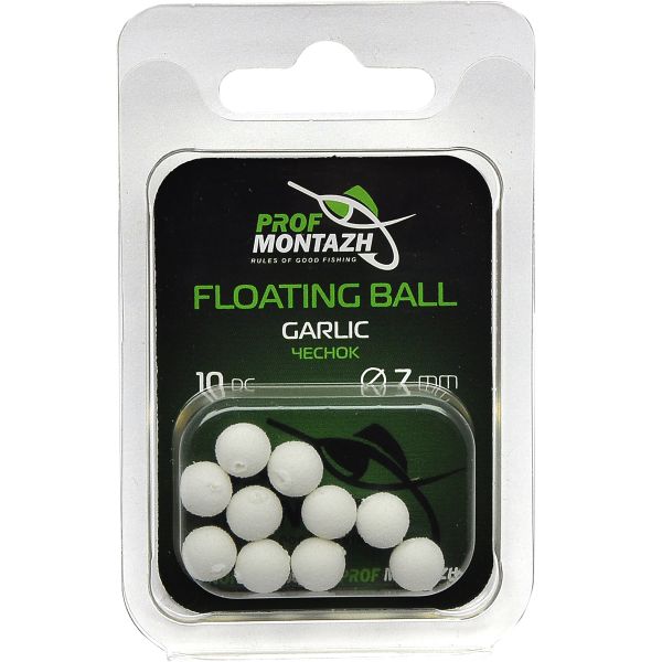 Насадка ароматизована Проф Монтаж Floating Ball - Плаваюча - Ø7 мм - Часник "Garlic" - 10 шт/уп