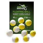 Насадка ароматизированная ПрофМонтаж Floating Ball - 10 мм - Плавающая - Чеснок/Сладкая кукуруза (Sweet corn/Garlic) - 10 шт/уп
