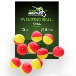 Насадка ароматизированная ПрофМонтаж Floating Ball - 8 мм - Плавающая - Криль (Krill) - 10 шт/уп