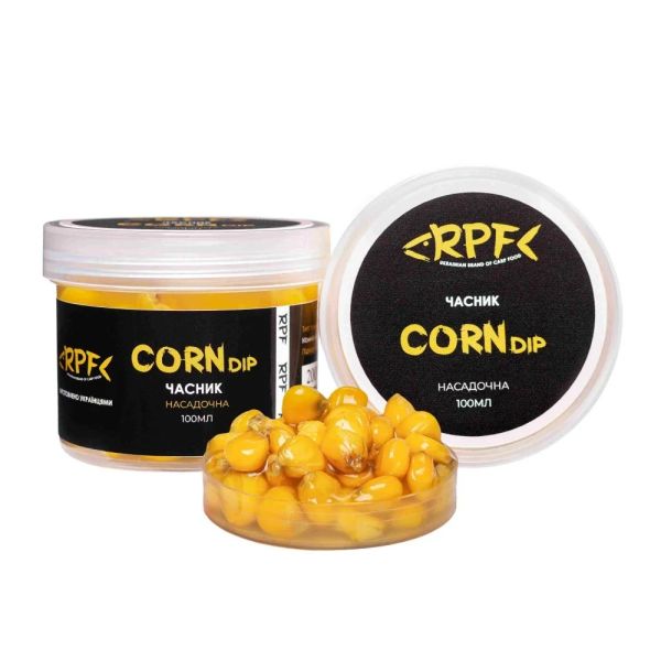 Насадочная Кукуруза RPF - Вареная - CORNdip (в дипе) - 100 мл - Чеснок