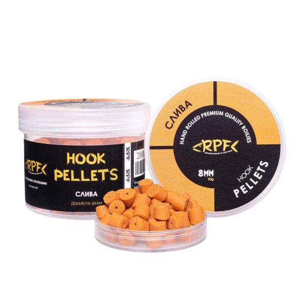 Насадочный пеллетс RPF Ø8 мм - ПЭТ-банка 50 г - Слива