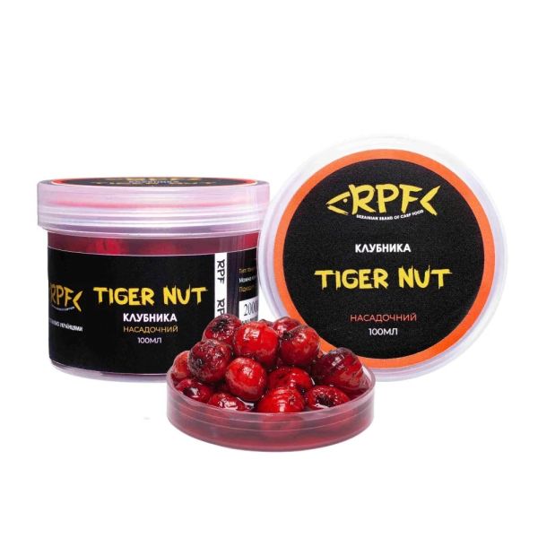 Насадочний Тигровий Горіх RPF - Варений - 100 мл - Полуниця