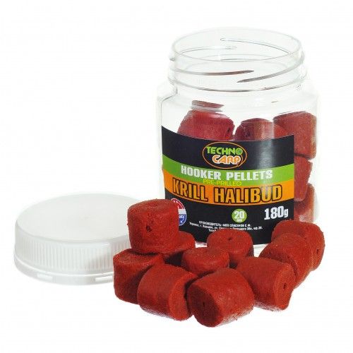 Насадковий пелетс Технокарп Hooker Pellets - Krill + Halibud - 180 г