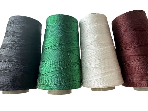 Нитка капроновая (полиамидная) 93,5текс*3 (0,8 мм) - Коричневая - 400 г