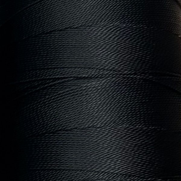 Нитка капронова (поліамідна) 93,5текс*3 (0,8 мм) - Чорна - 200 г
