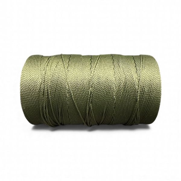 Нитка капроновая (полиамидная) 187текс*3 (1,2 мм) - 200 гр - Хаки