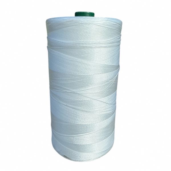 Нитка капронова (поліамідна) 23,3текс*4 (0,50 мм) - Біла - 500 г