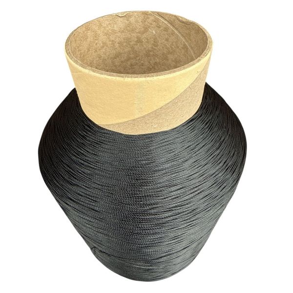 Нитка капронова (поліамідна) 93,5 текс*3 (0,8 мм) - 1,5 кг - 4500 м - Чорний