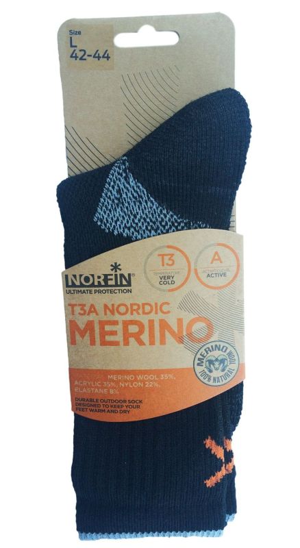 Шкарпетки Norfin Nordic Merino Light T3A
