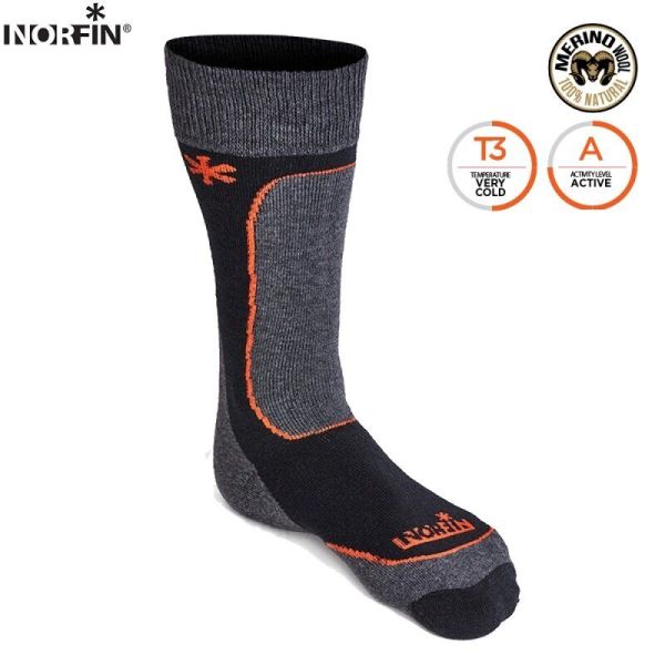 Шкарпетки Norfin Nordic Merino Midweight T3M