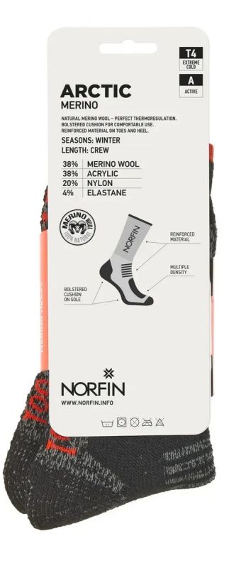 Носки Norfin T4A Arctic Merino Crew