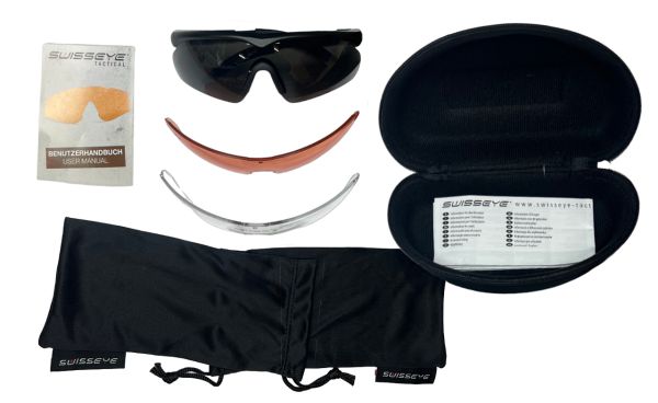 Очки тактические баллистические Swiss Eye Raptor - Оригинал - Черные