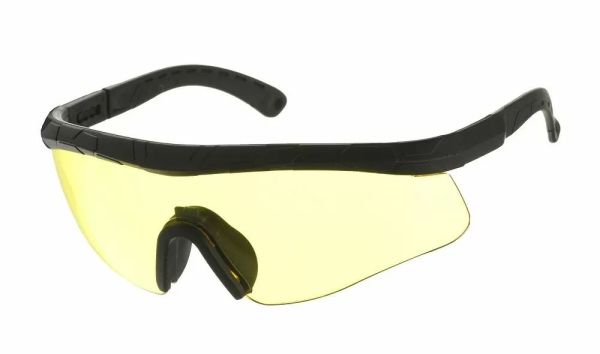 Очки защитные баллистические "Тревикс" - 42 г - Поликарбонат - Оправа черная - Три светофильтра HC