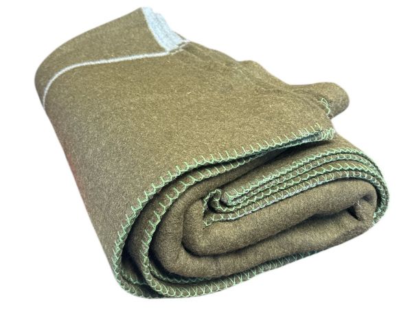 Ковдра Бундесвер - 100% вовна - 200x210 см - Німеччина - Сірий