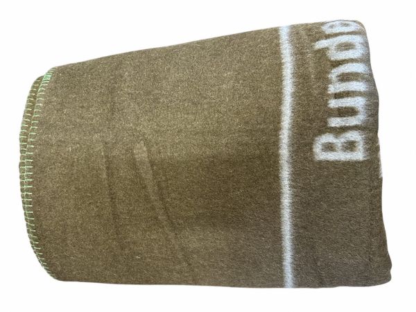 Ковдра Бундесвер - 100% вовна - 200x210 см - Німеччина - Сірий