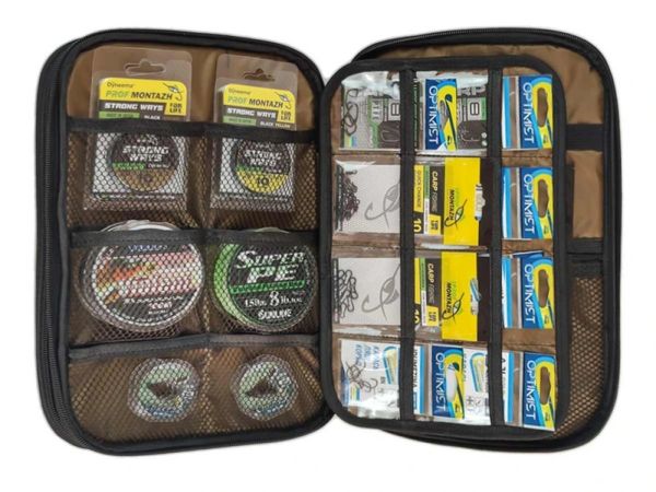 Органайзер-поводочница для фурнитуры и аксессуаров - ПрофМонтаж - 23x33x4 см - Хаки