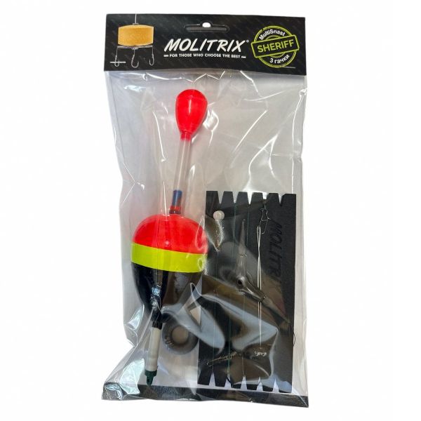 Оснащення Molitrix SHERIFF - Для лову товстолоба з поверхні - 3 гачка №12 - Оснащена