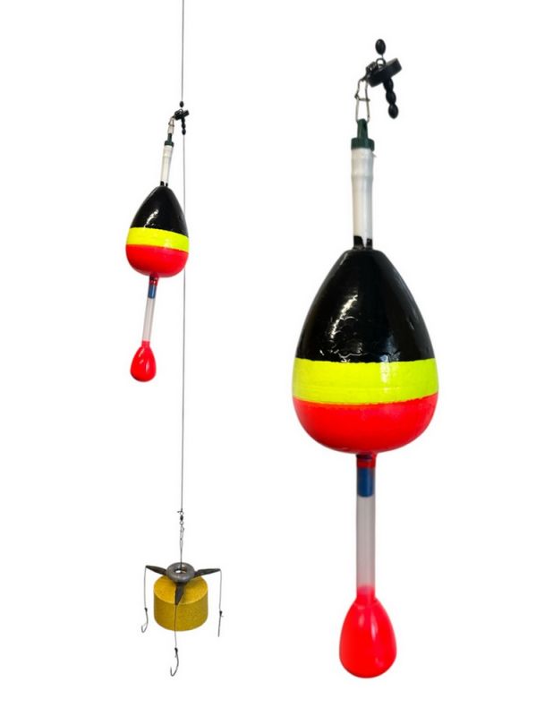 Оснащення Molitrix SHERIFF - Для лову товстолоба з поверхні - 3 гачка №12 - Оснащена