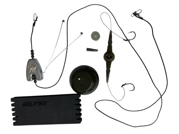 Оснастка Molitrix для лову товстолоба BATISKAF - 2 гачки - Донна - Оснащена