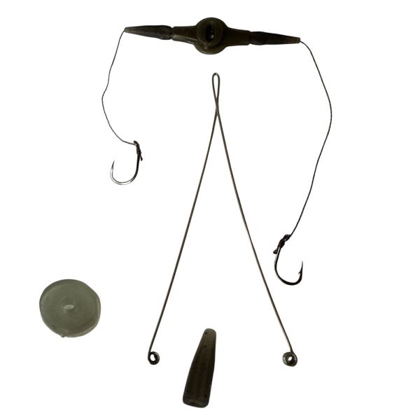 Оснастка Molitrix для лову товстолоба BATISKAF - 2 гачки - Донна - Оснащена