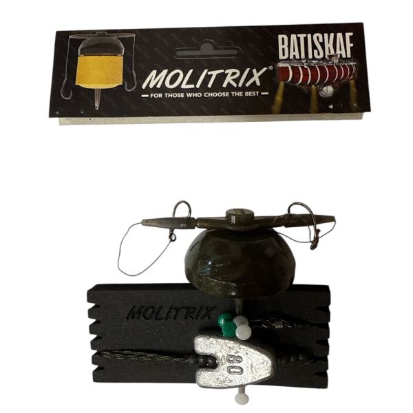 Оснастка Molitrix для лову товстолоба BATISKAF - 2 гачки - Донна - Оснащена