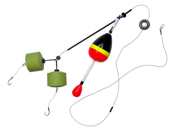 Оснащення Molitrix для лову товстолоба з поверхні - 2 гачки №12 - Оснащене