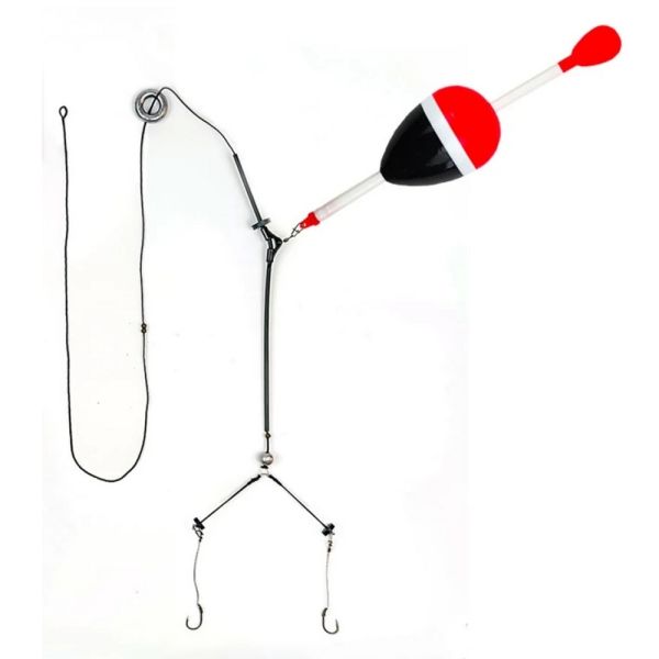 Оснащення на товстолоба - 2 гачки - Оснащене - Поверхневе - ПрофМонтаж