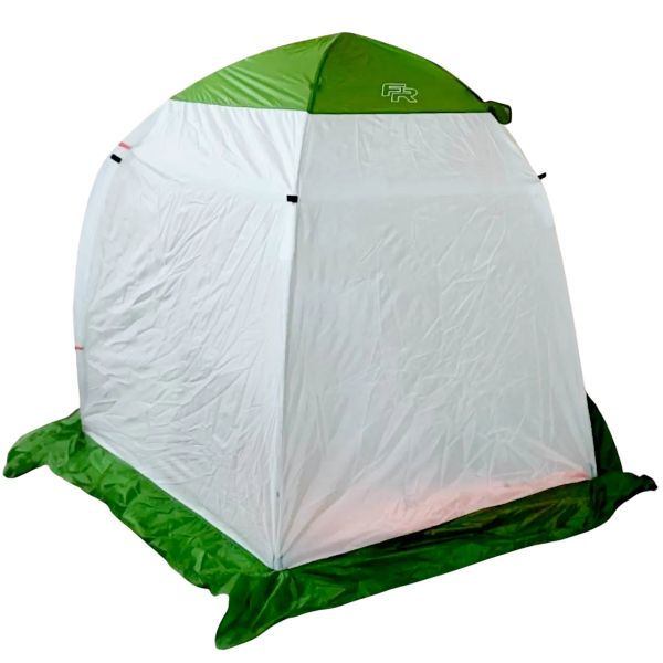 Палатка зимняя Fishing ROI Tornado Ise 3 - 220x220x180 см - Белый/Зелёный/Оранжевый