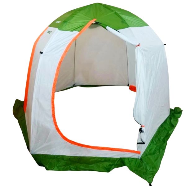 Палатка зимняя Fishing ROI Tornado Ise 3 - 220x220x180 см - Белый/Зелёный/Оранжевый