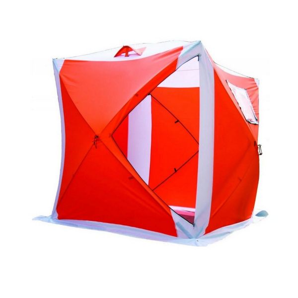 Палатка-куб зимняя однослойная Lanyu 1941 - Без пола - Автомат - 3-х местная - Оранжевая