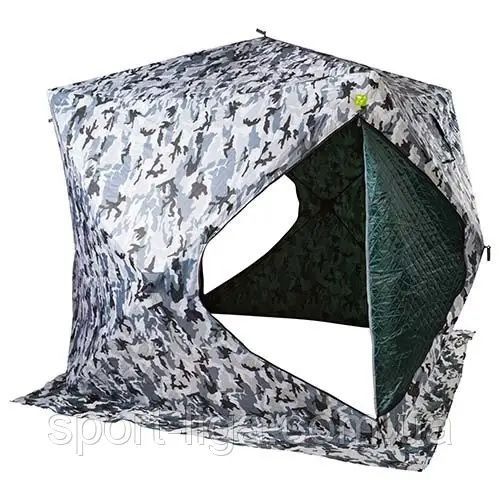 Палатка-куб зимняя утепленная - 3-х местная - 200х200хх205 см - Green Camp