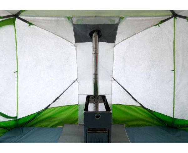 Палатка зимняя Лотос Куб 3 Классик Термо - Зеленая